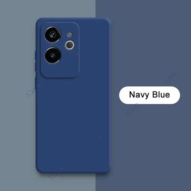 Luxury Dual Layer Cellphone Case for Realme GT6 GT 6 China 5G Full Camera Protection Soft Square Liquid Silicone Cover RealmeGT6