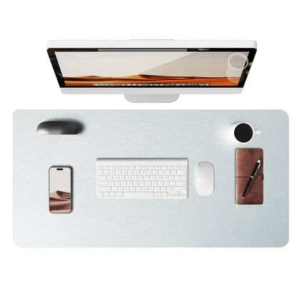 Large Mouse Pad,Office Desk Mat, Leather Desk Pad Protector, Non-Slip PU Leather Desk Blotter, Laptop Desk Pad - Urbizia