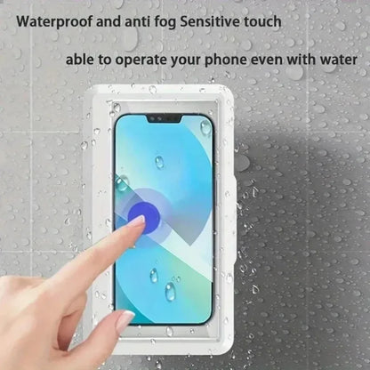 1PCS Bathroom Wall Waterproof Phone Case 360° Rotation Phone Holder Stand for iPhone Samsung Xiaomi Kitchen Cellphone Bracket