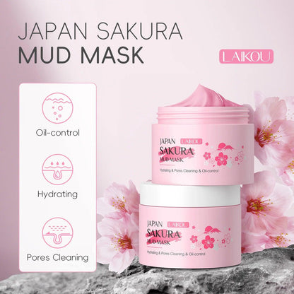 Sakura Clay Mask for Deep Cleansing & Oil Control