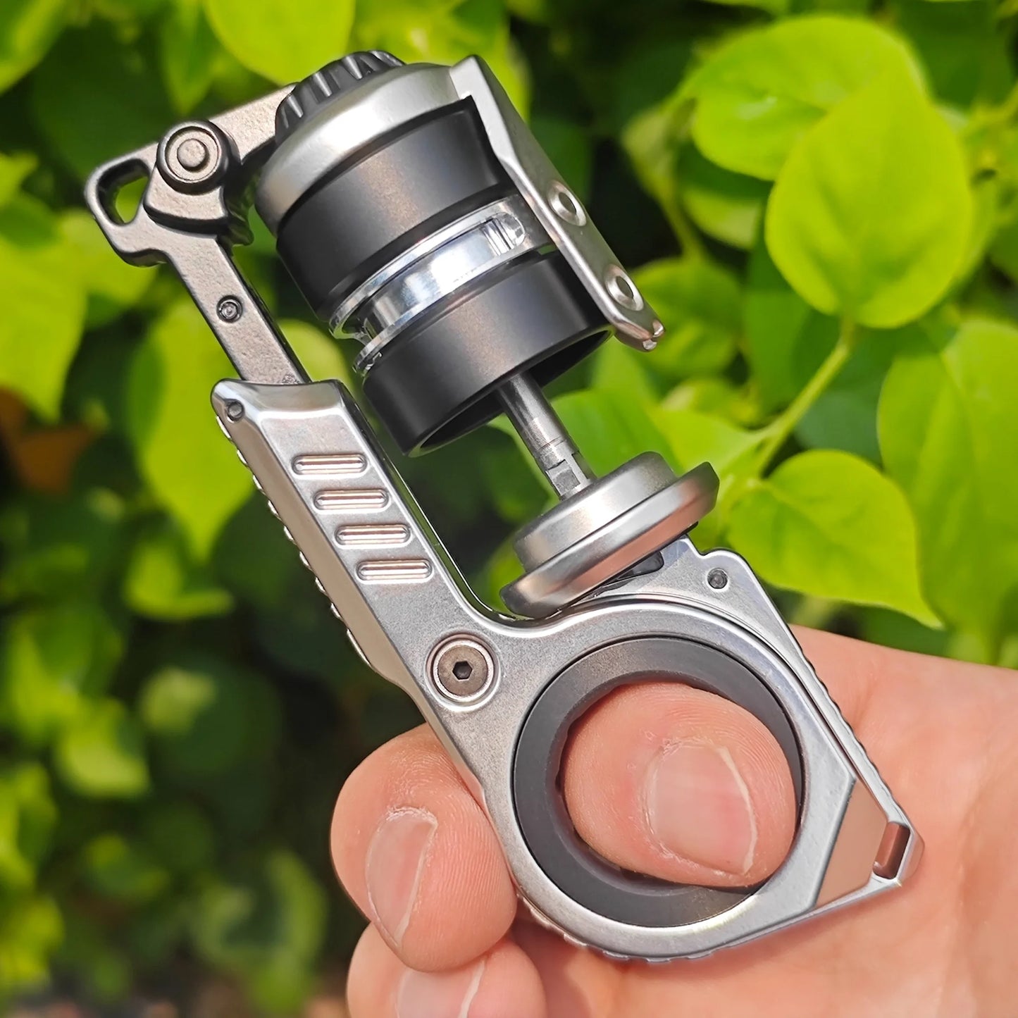 EDC Fidget Sliders Fidget Toys Tuning Fork Magnetic Push Egg Mechanical Ratchet Crisp Sound Cyber Core Multi-functional Toys