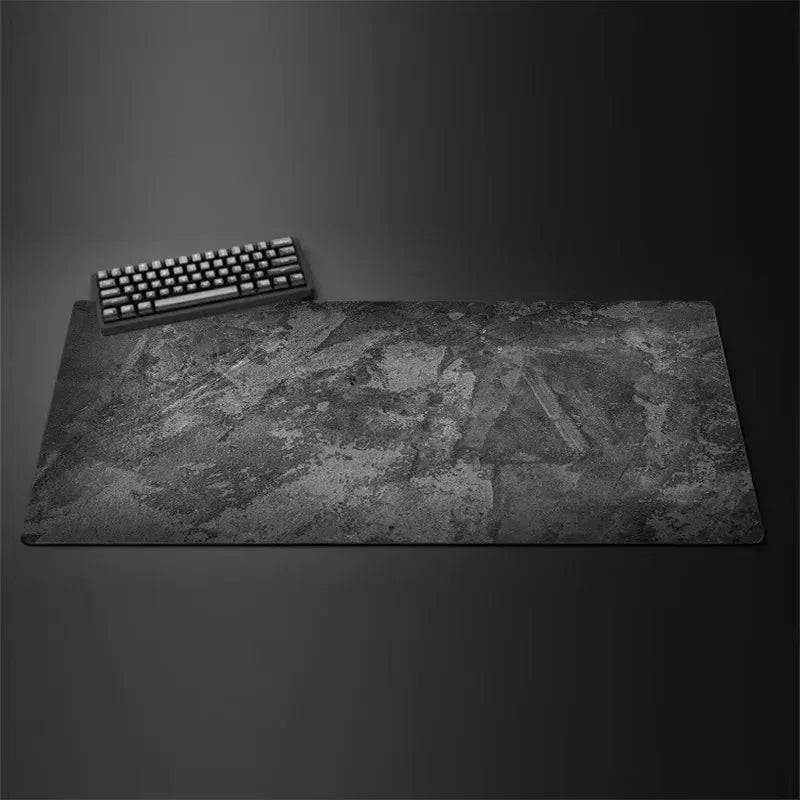 Gray mouse pad Large/Small overlocked mousepad xxl desktop keyboard table pad gray series game desk mat computer accessories - Urbizia