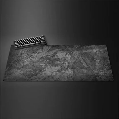 Gray mouse pad Large/Small overlocked mousepad xxl desktop keyboard table pad gray series game desk mat computer accessories - Urbizia