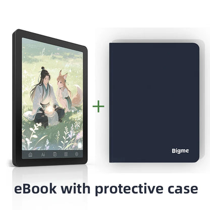 Bigme B6 Electronic book, 6'' color e-ink ebook reader 36-level front light Android 14 OS w/ Google Play, Eye-Protecting ereader