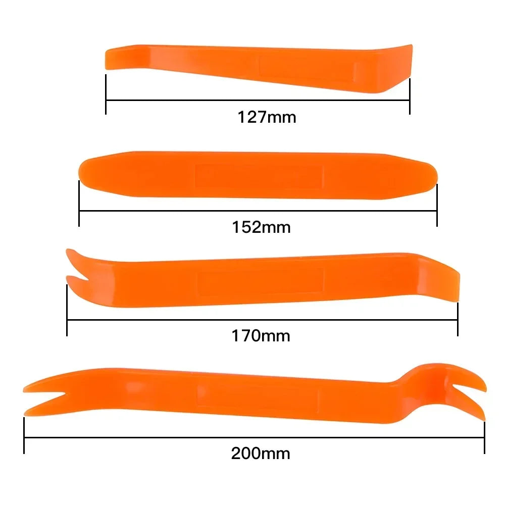 4pcs Kit Pry Removal Car Trim Tool Panel For Tesla Roadster Model 3 Model S Model X vw audi bmw benz toyota honda for all car