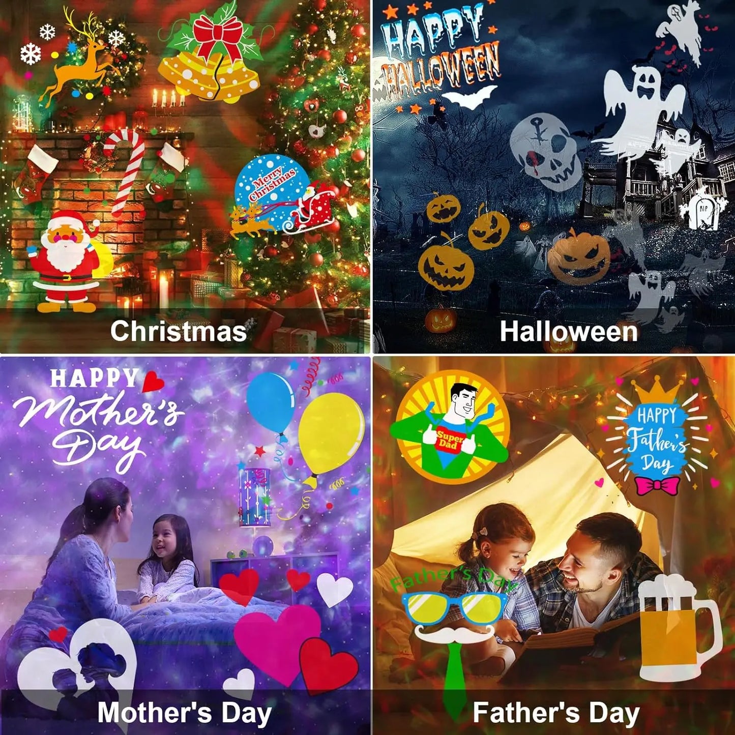 16-Slide Outdoor Projector Light