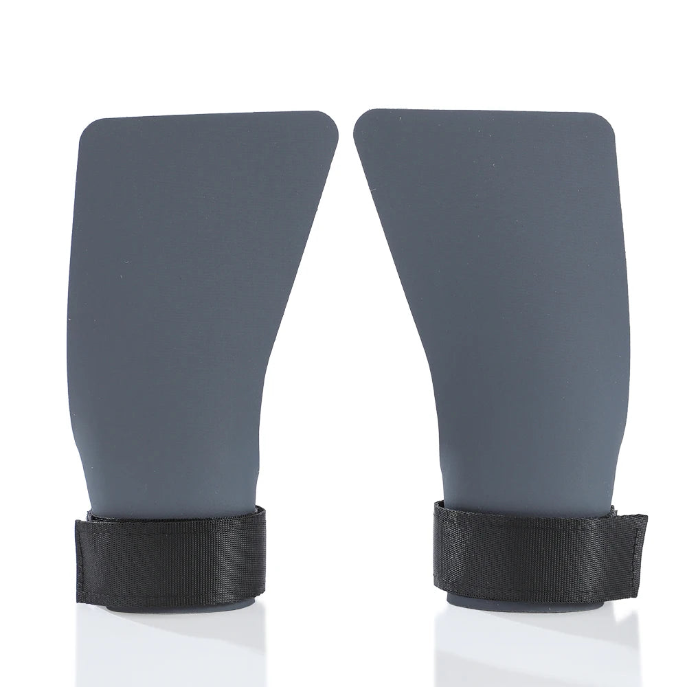 A Pair of Hypalon No-hole Hand Grips for Crossfit Pull-ups Cross Training Gymnastics WODS Weightlifting Palm Protector