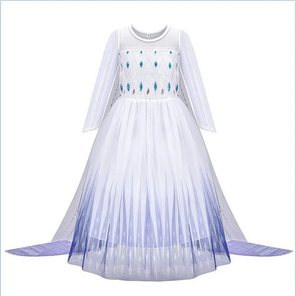 Snow Queen Elsa Dress for Girls – Kids Cosplay