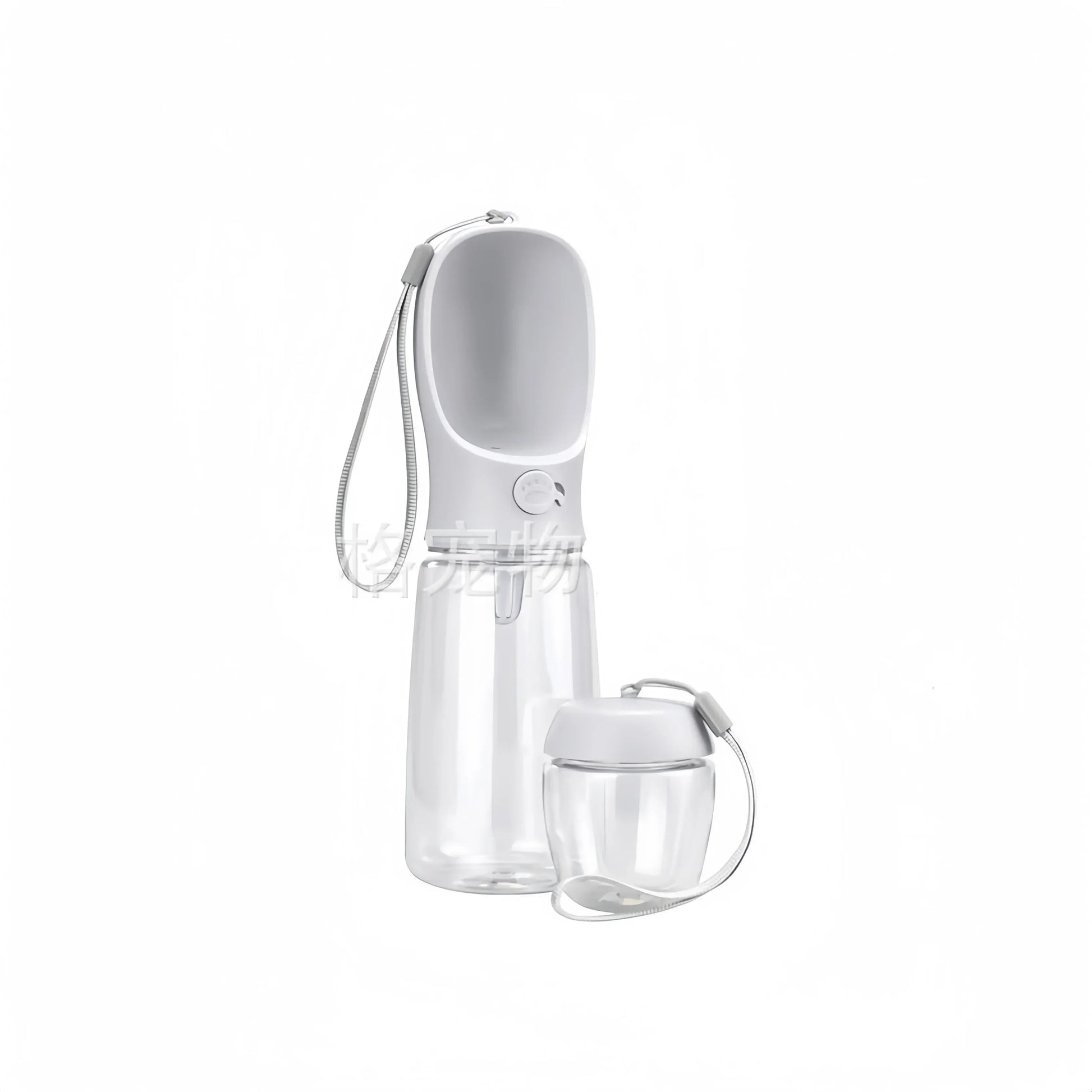 Dog Cat Portable Feeding and Watering Supplies Portable Food Grade Material Dog Travel Pet Water Cup Bottle With Food Dispenser - Urbizia