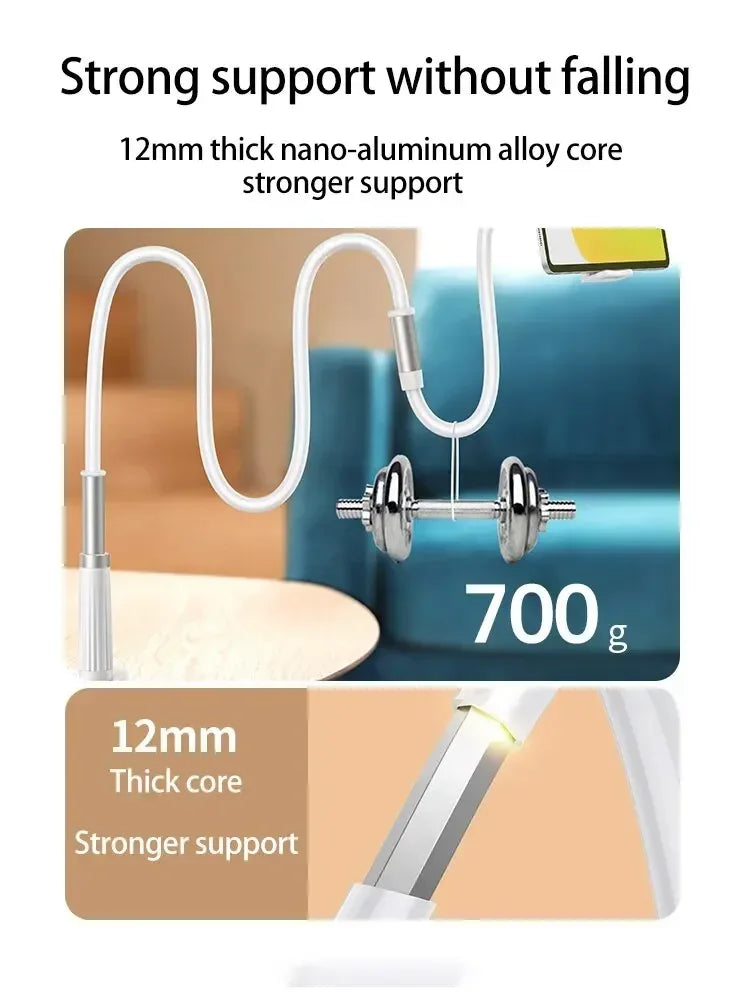 360 Clip Mobile Phone Holder Stand Portable Flexible Lazy Bed Desktop Bracket Desk Mount Stand Base For iPhone Samsung Xiaomi - Urbizia