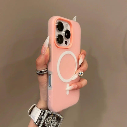 iPhone MagSafe Case – 2-in-1 Candy Color Matte Cover