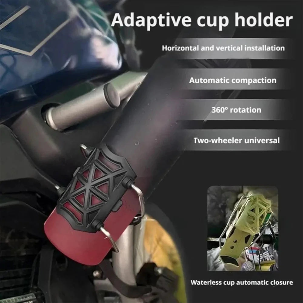 Adjustable Motorcycle Bike Cup Holder Handlebar Water Bottle Bike Mount For 32-77mm for bicycles