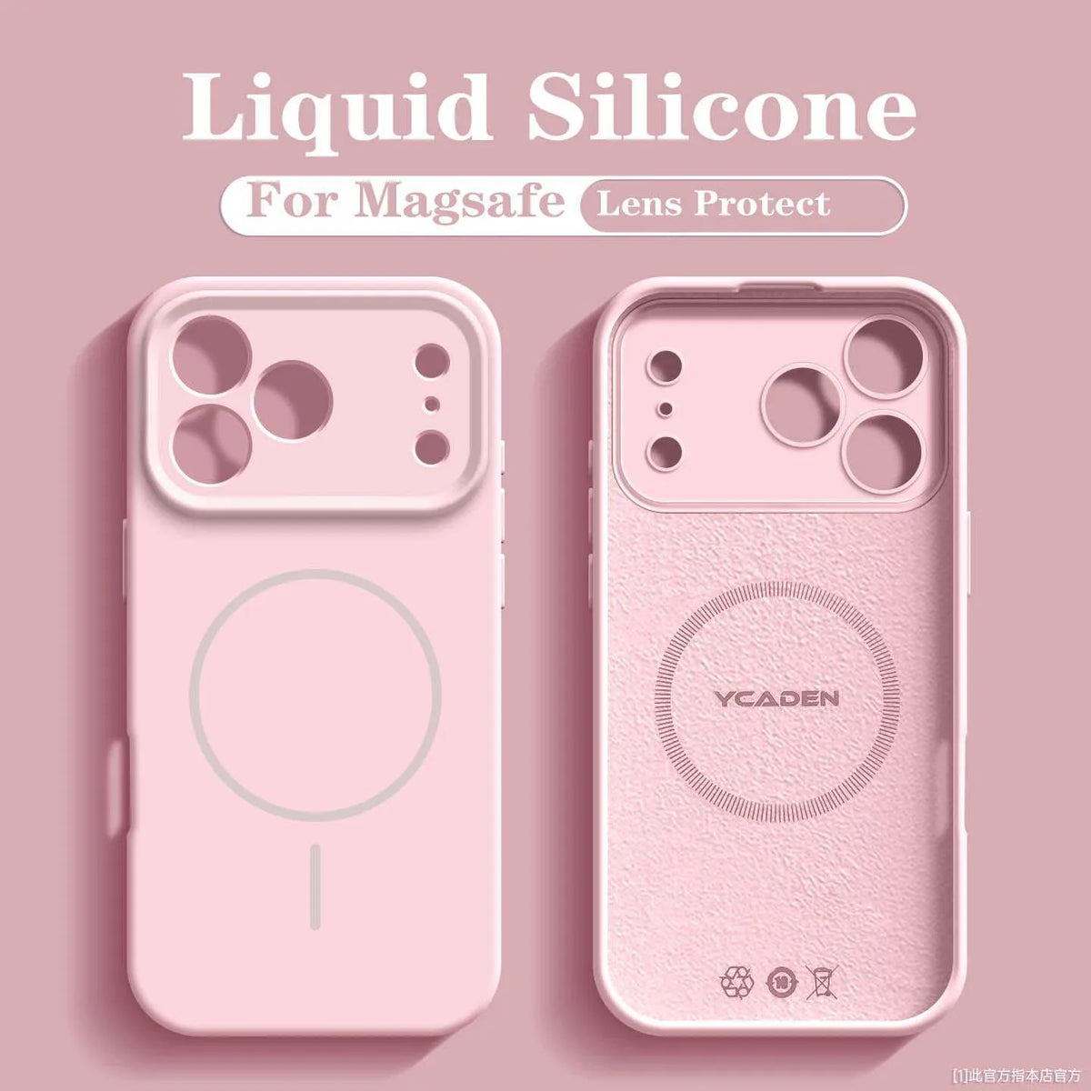 For 18 Magsafe Magnetic Wireless Charging Solid Color Soft Silicone Phone Case For iPhone 18 17 Pro Max 16 15 14 13 Bumper Cover