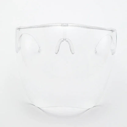 Transparent Anti-fog Anti-splash Protective Mask Full Face Covered Safety Sunglasses Protective Faceshield Glasses Sunglasses