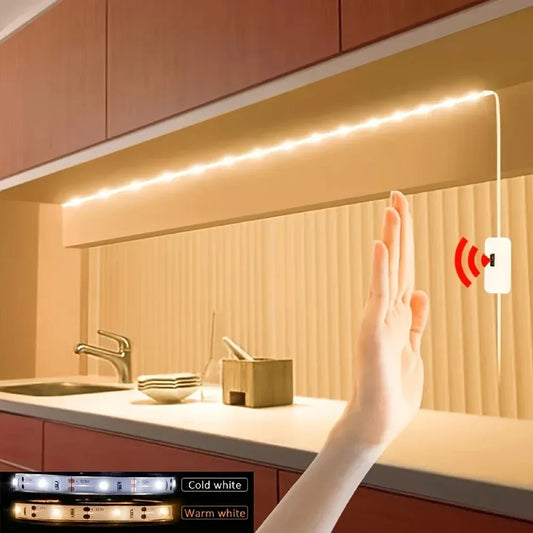 USB LED Strip Lights DC 5V Smart Dimmer Hand Scan Sensor Switch On/off Control Backlight Tape TV Lamp Tape Bedroom Home Decor - Urbizia