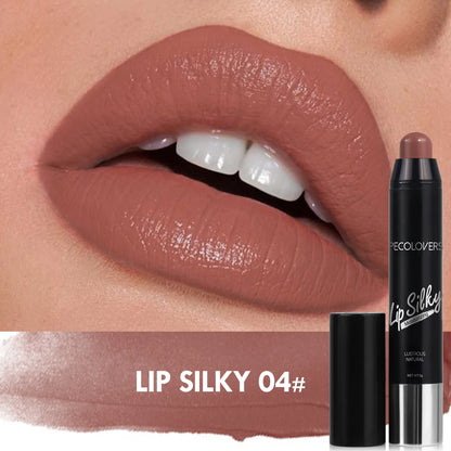 Matte Waterproof Lipstick Pencil – Long-Lasting Nude Tint