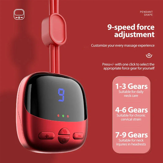 Smart Hanging Neck Neck Shoulder Cervical Spine Massager Mini Compress Neck Artifact Dredging Spine Neck Protector