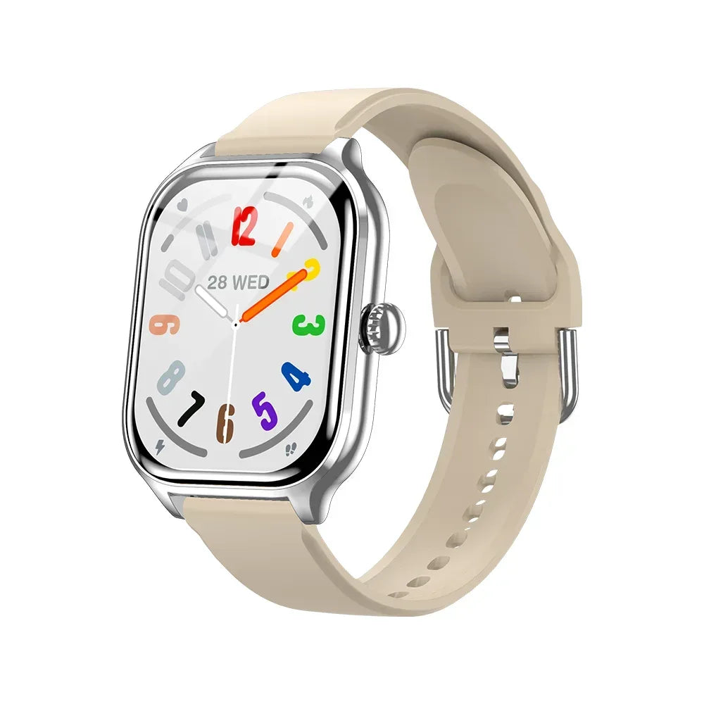 KESHUYOU H9 2025 Smart Watch 2.01-inch HD Display Receive Make Calls Message Preview Sport Mode Weather Forecast Smart Watch - Urbizia