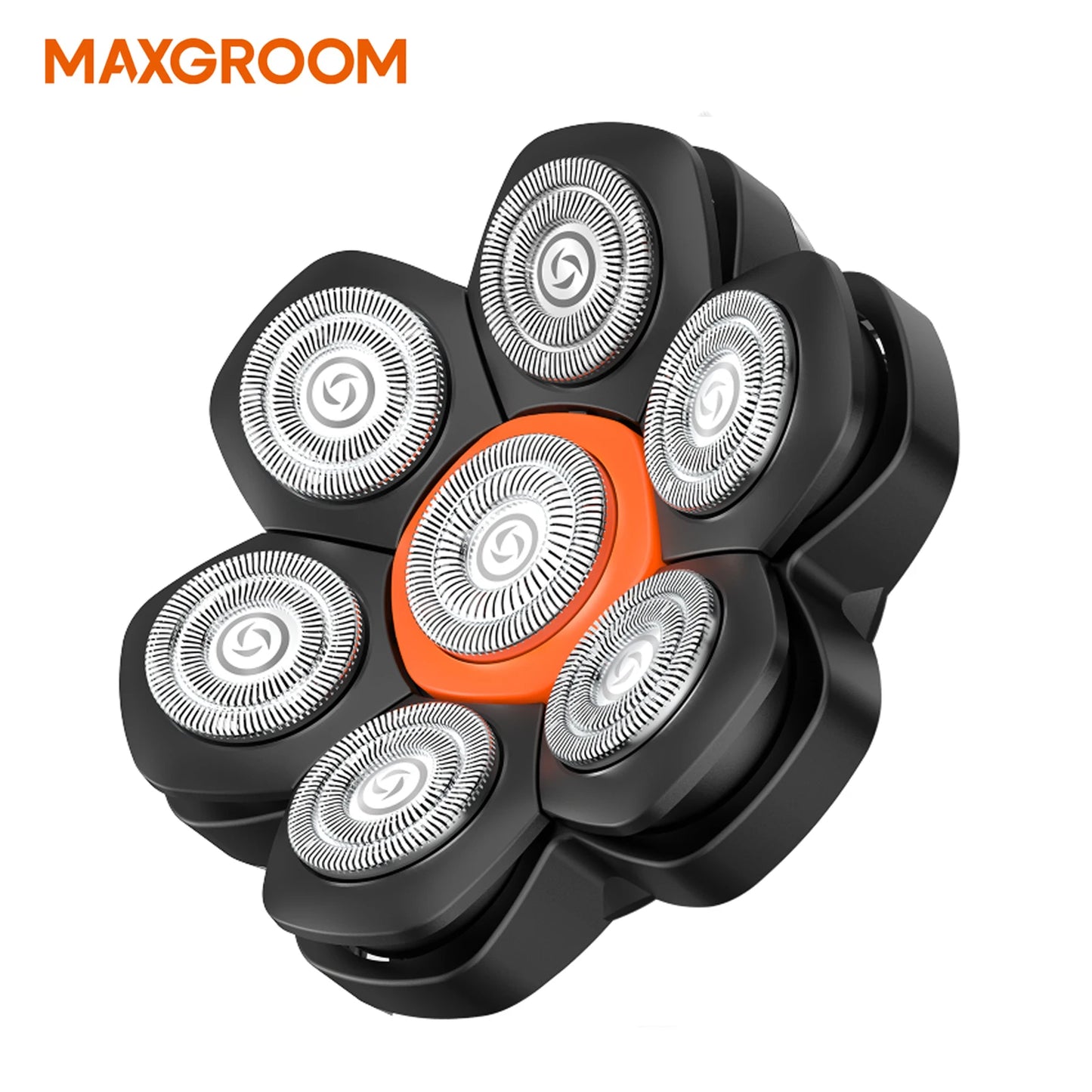 MAXGROOM Replacement Shaver Head for 7D Head Shavers for Bald Men Model JK-1688 Magnetic Attachment Replacement Shaver Head