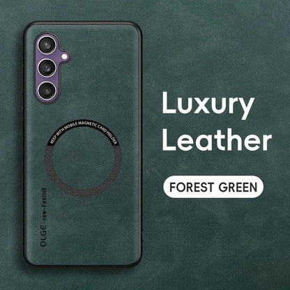 Magnetic MagSafe Leather Case for Samsung Galaxy Ultra Series
