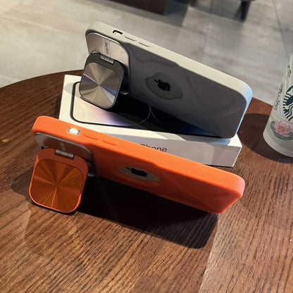 Magnetic Logo Stand TPU Case for iPhone 17–12 Series