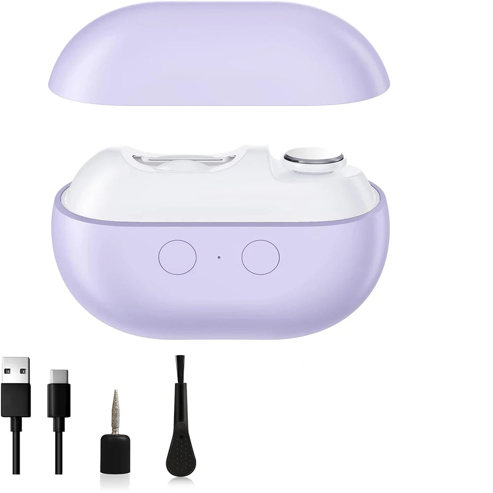 Electric Nail Clippers Automatic Toe Nail Clippers for Thick Toenails Seniors Smart Toenail Clippers with Led Light Nail Trimmer