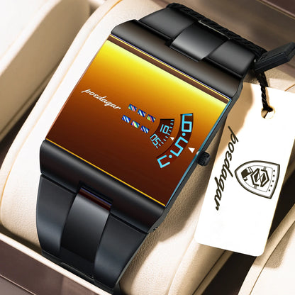 POEDAGAR Original Business Male Watch Waterproof Stainless Steel Creative Men's Clock Quartz Casual Watches For Man Reloj Hombre
