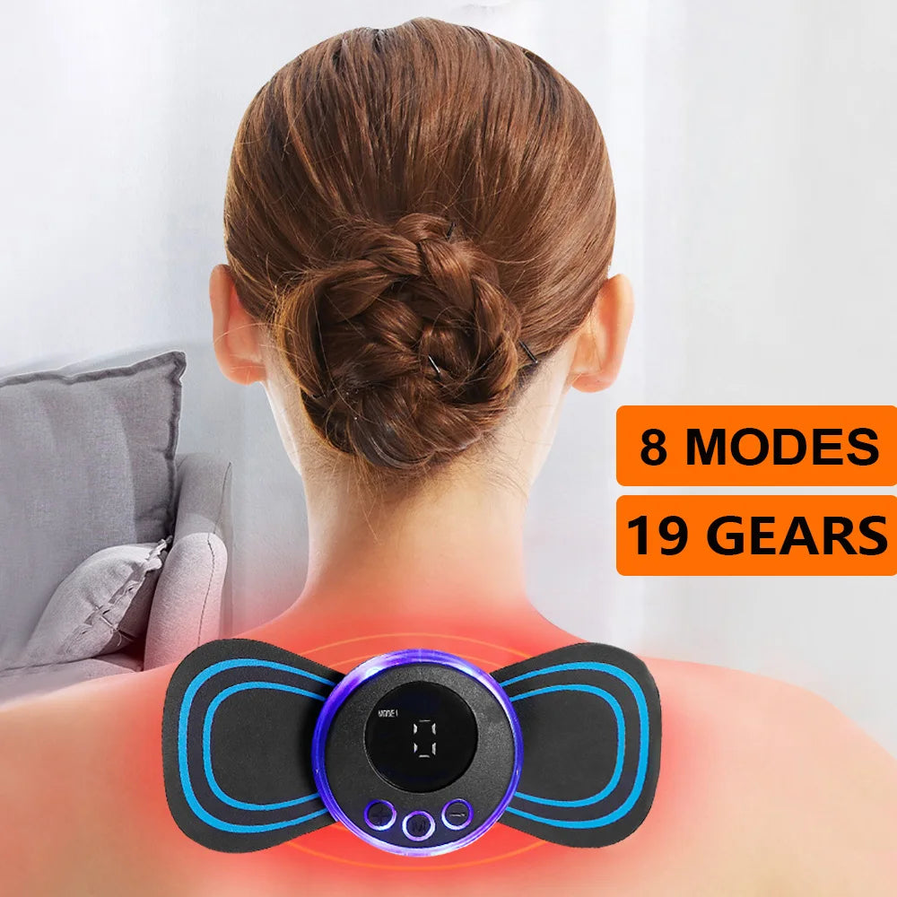 EMS Body Massager – 8 Modes, 19 Intensity Levels