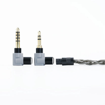 SHANLING ME600 2DD+3BA 5 Hybrid Drivers In-Ear Earphone IEM Hi-Res Audio MMCX 3.5+4.4mm Plug Wired Earbuds Stainless Steel Body