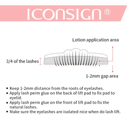 ICONSIGN Lash Lift Kit Lifiting Eyelash Enhancer Eyelash Lifting Kit Lash Perm Eye Makeup