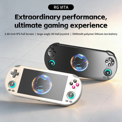 Anbernic RG VITA Retro Handheld Game Console 5.46-inch IPS Touch Screen Android 12 3GB+64GB AI Function 3D Hall Joystick 5000mAh