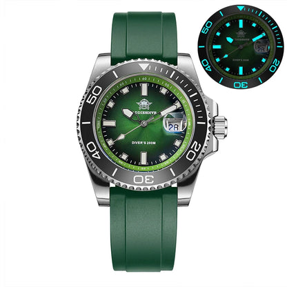 ADDIESDIVE Top Brand NEW Diver Watch For Men Waterproof Luminous Quartz Wristwatch Green/Red/Orange Dial Stainless Steel Watches