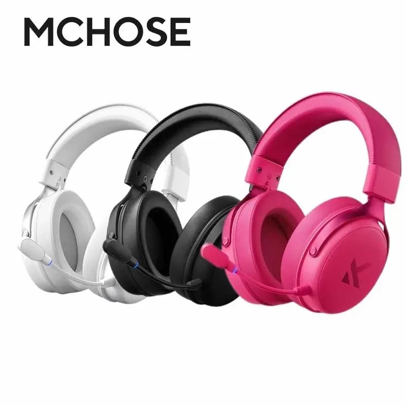 MCHOSE V9 pro E-Sports Headset with Microphone Tri-Mode Gaming USB Wireless 7.1 Channel Surround Sound Portable Audio Headphones - Urbizia