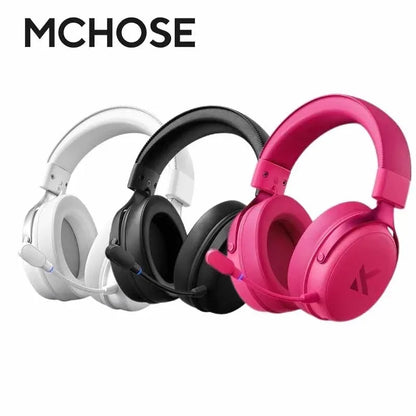 MCHOSE V9 pro E-Sports Headset with Microphone Tri-Mode Gaming USB Wireless 7.1 Channel Surround Sound Portable Audio Headphones - Urbizia
