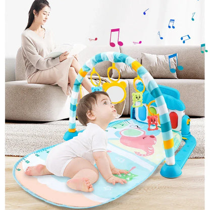 Musical Baby Activity Gym Rack Play Mat Kid Rug Puzzle Toy Gift