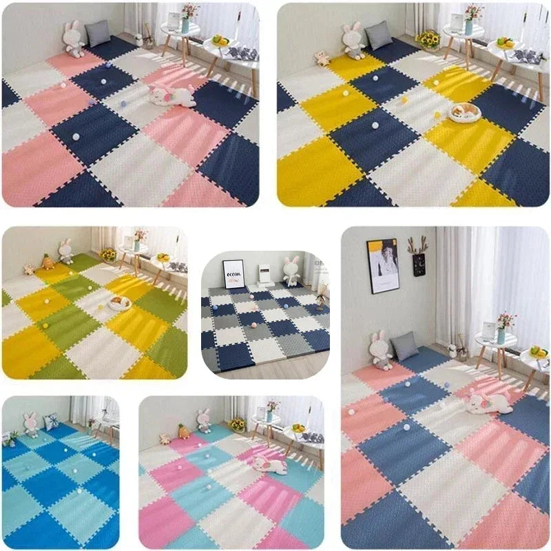 16pcs Foam Baby Play Mat – Interlocking Puzzle Floor Tiles - Urbizia