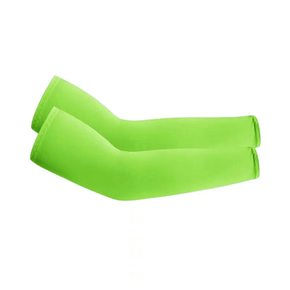 2Pcs Unisex Cooling Arm Sleeves Cover Sports Running UV Sun Protection Outdoor Men Fishing Cycling Quick Dry Arm Warmer