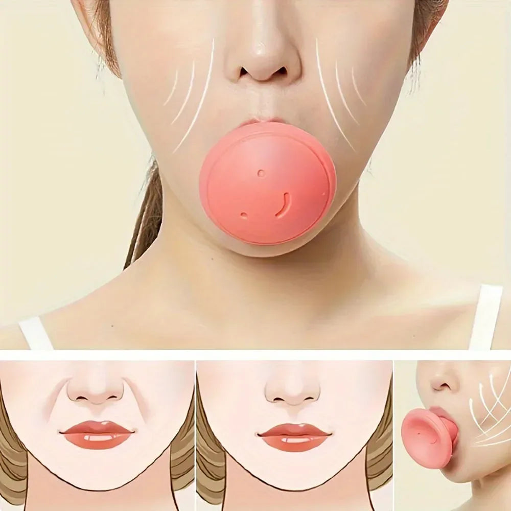 Face Mouth Exerciser Thin Face Trainer Tool Double Chin Breathing Device, Lift V Face Skin Tightening Face Breathing Exerciser - Urbizia