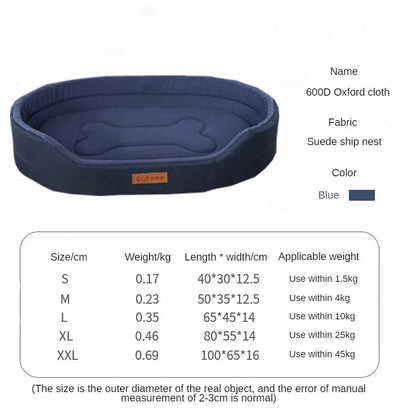Fluffy Pet Cushion Bed for Dogs & Cats - Urbizia