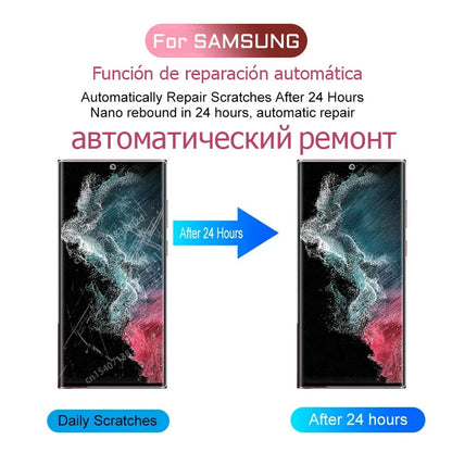 HD Hydrogel Film For Samsung Galaxy S26 S25 S24 S23 S22 S21 S20 Plus Ultra Full Cover Screen Protector A55 A35 A16 Note 20 10 5G
