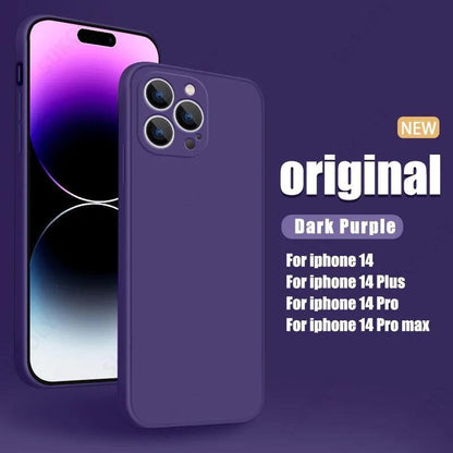 Luxury Liquid Silicone Case for iPhone Full Protection Series