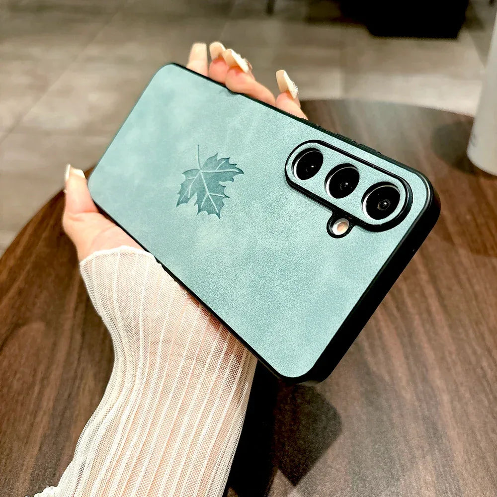 Retro Leather Full Coverage Case for Samsung Galaxy