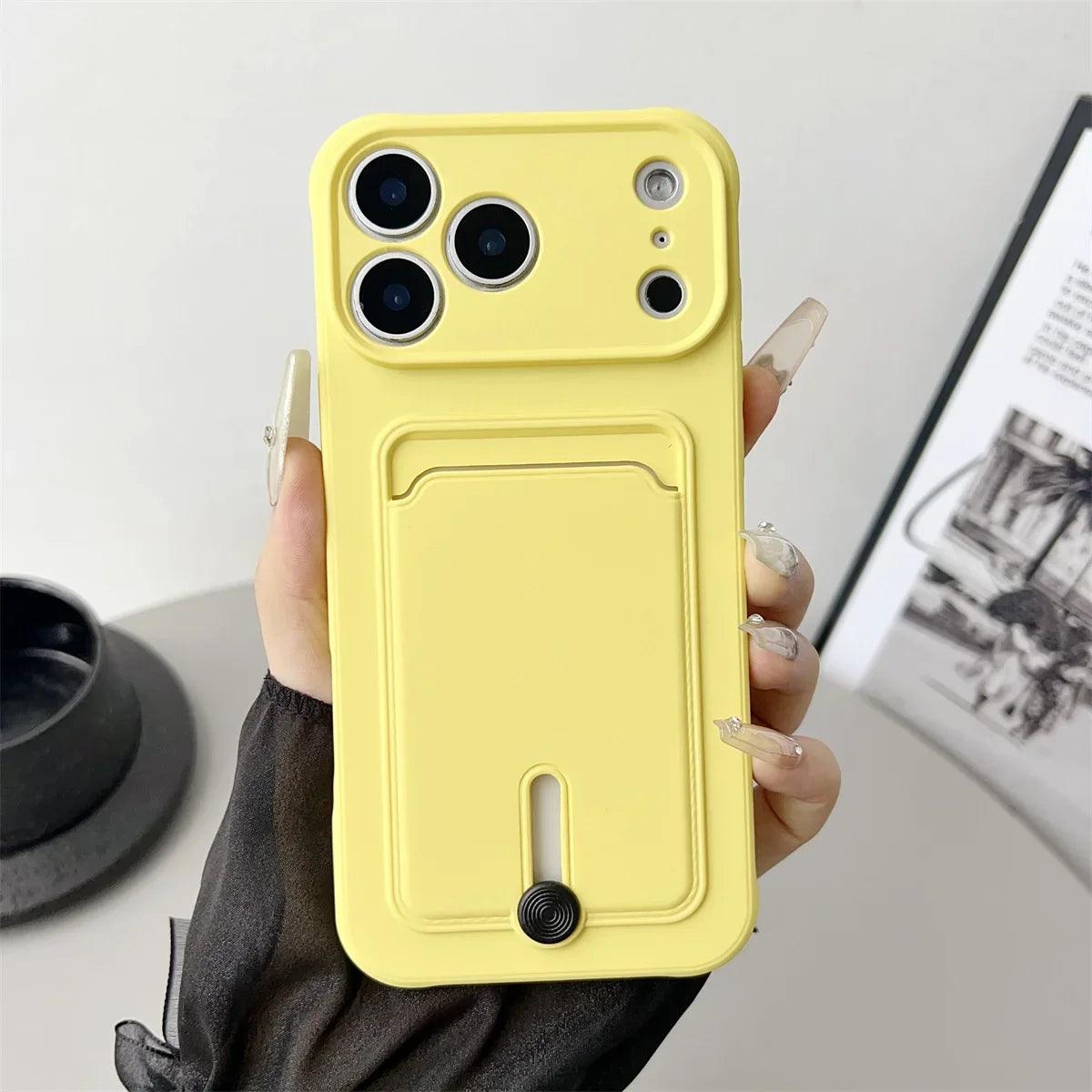iPhone Wallet Case with Card Slot & Kickstand