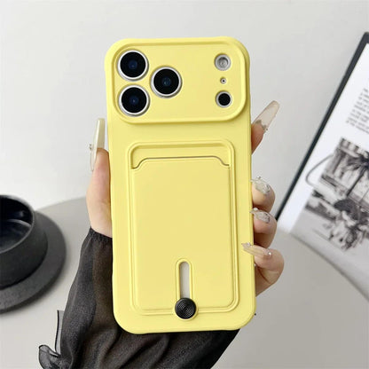 iPhone Wallet Case with Card Slot & Kickstand