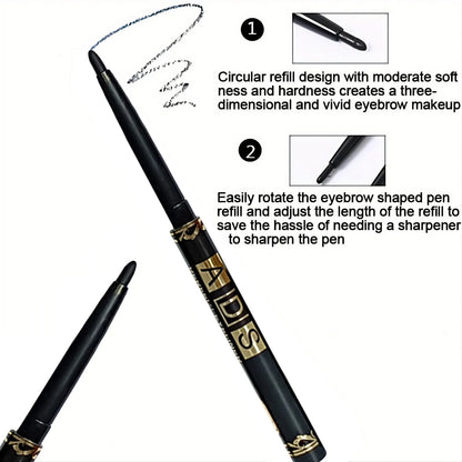 Long-Lasting Waterproof Black Eyeliner Pencil – 3PCS/9PCS Set