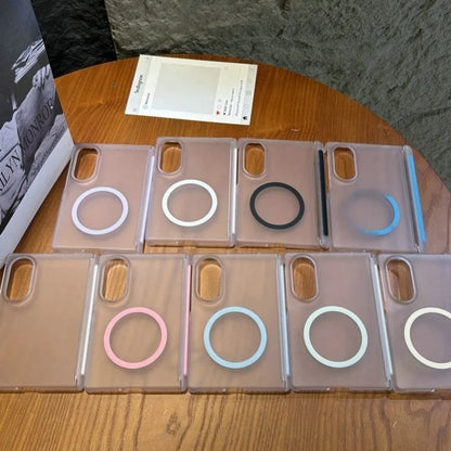 Luxury Hinge Protect Matte Frosted Semi-Transparent for Magsafe Case For Samsung Z Fold 8 Ultra Fold8 Wide Galaxy Z Fold 6 7