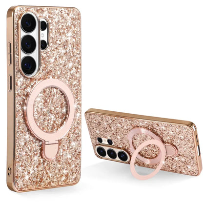 Starry Glitter Folding Stand Case for Samsung Galaxy