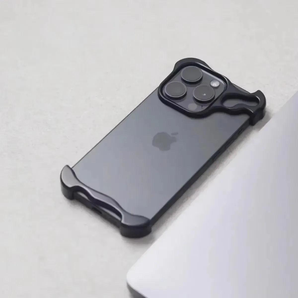 Aluminum Alloy Bumper Case for iPhone 17–12 Pro Max