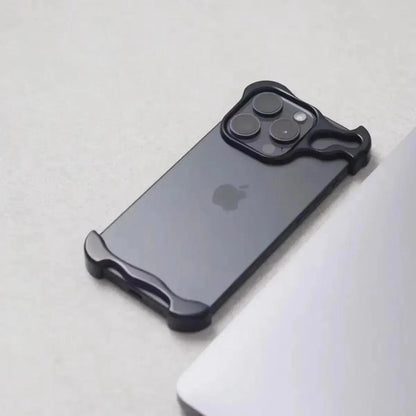 Aluminum Alloy Bumper Case for iPhone 17–12 Pro Max
