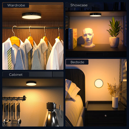 WILLED Rechargeable Dimmable Touch Light Buit-in 1000mAh Batter Portable LED Night Lights for Cabinet Wardrobe Kitchen Bedroom
